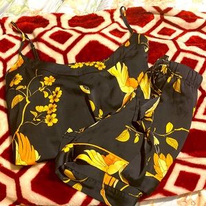 Brand new !!! Silk pajama short set never worn